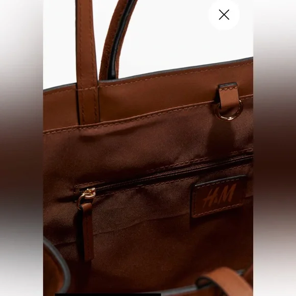 Hm ladies faux suede tote bag - Picture 2 of 5